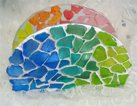 Flic Kr P Tfgqh6 Using My Sea Glass Shards Sea Glass Painting Sea