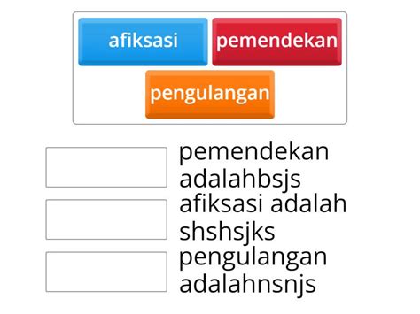 Analisis Kata - Match up