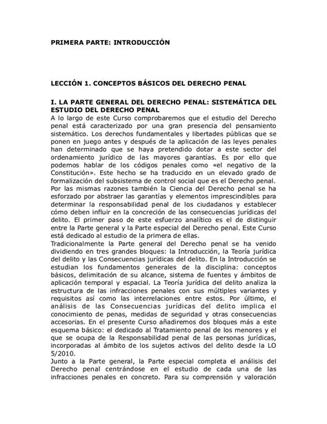 Apuntes De Derecho Penal Uned Juspedia