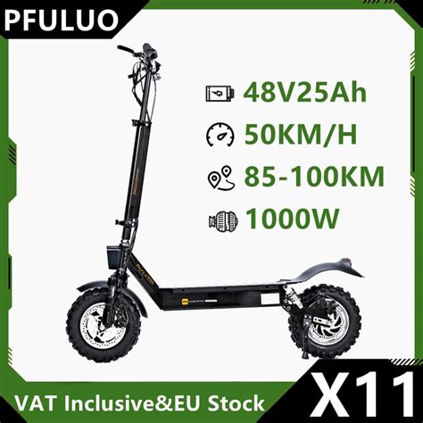 Pfuluo Patinete El Ctrico Inteligente X11 Para Adulto Scooter