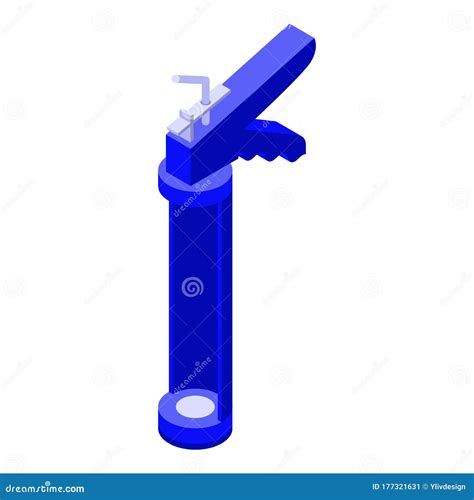 Polyurethane Foam Tool Icon Isometric Style Stock Vector