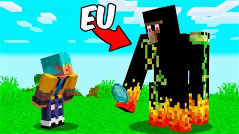 Assim Protegi Meu Amigo Sendo Um Golem De Ferro No Minecraft Youtube