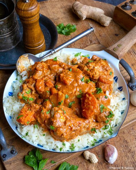 Poulet Maf Le Poulet Au Beurre De Cacahu Tes Arachide Recette