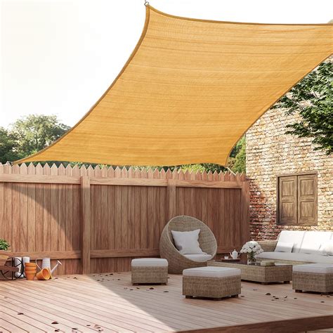 Quictent 20x26ft Fire Retardant 185G HDPE Sun Shade Sail With Hardware