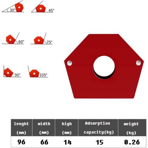 Support De Fl Che Magn Tique De Soudage Pour Angles Multiples Support
