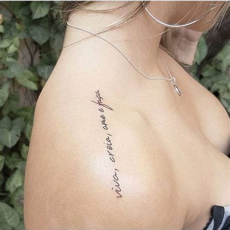 Tatuagens Femininas Escritas Frases E Ideias Inspiradoras Life