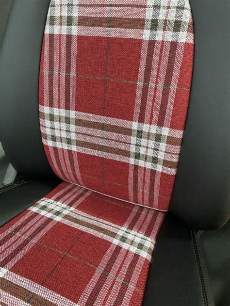 Tartan Plaid Seat Covers For Miata Na Classic Racing Style