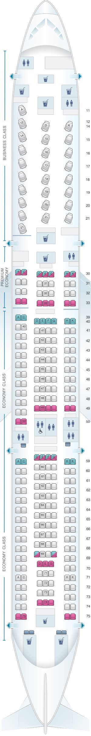 Seat Map Cathay Pacific Airways Airbus A340 300 34j Seatmaestro Hot Sex Picture