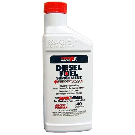 Power Service 16 Fl Oz Diesel Fuel Supplement With Cetane Boost 1016