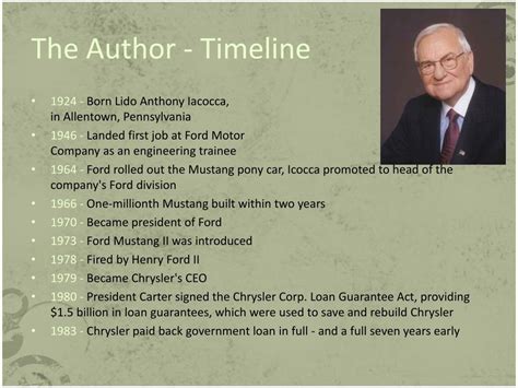 PPT - LEE IACOCCA An Autobiography PowerPoint Presentation, free download - ID:143307