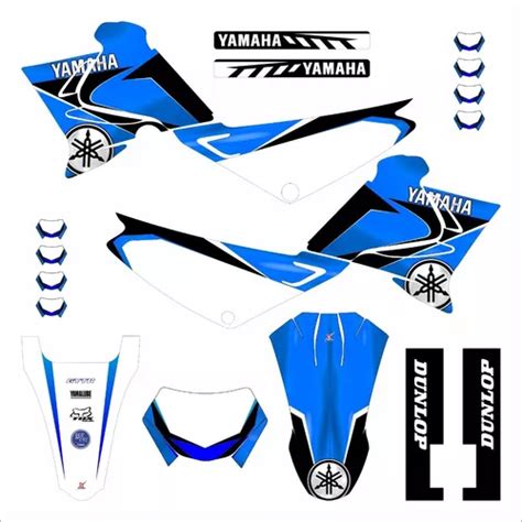 Kit Adesivo Xtz Plotagem Carenagem Moto Trilha 0 20mm Yamaha