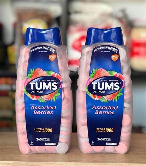 Bán Viên Nhai Trị Đau Dạ Dày Tums Assorted Mỹ