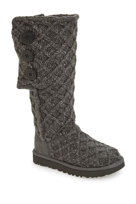 Ugg Lattice Cardy Uggpure Tm Knit Boot In 2020 Knit Boots Ugg Boots Boots