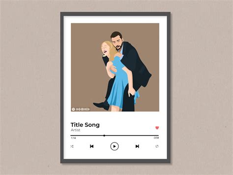 Custom Spotify Album Coverpersonalized Portrait Custom Etsy