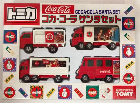 Tomy Tomica Gift Set Made In China Coca Cola Santa Set Units