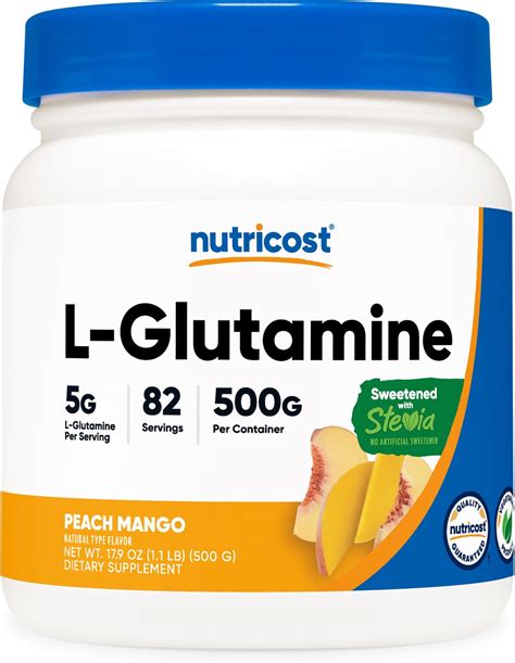 Amazon Nutricost L Glutamine Powder Kg Unflavored Non Gmo