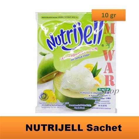 Jual Nutrijell Agar Agar Jelly Rasa Kelapa Muda Serut Nutrijell Aneka