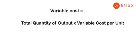 Variable Costs Definition Calculation And Examples Brixx