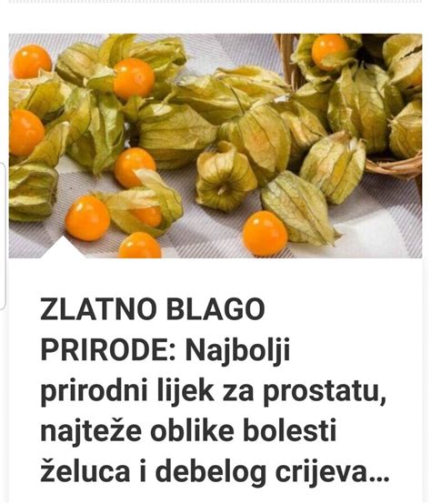 ZLATNO BLAGO PRIR0DE Najbolji Prirodni Lijek Za Prostatu Najteže