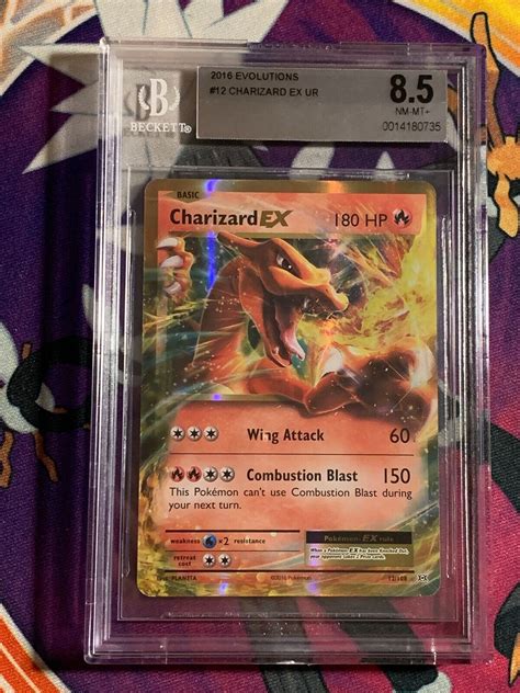 Mavin Lot Pokemon Graded Card Bgs Nm Mint Charizard Ex