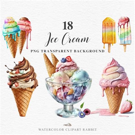 Ice Cream Sundae Clipart Etsy Canada