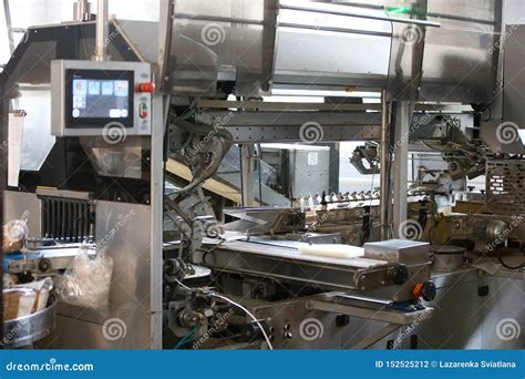 Robotic Bread Production Line Stock Photo Image Of Baker Industry