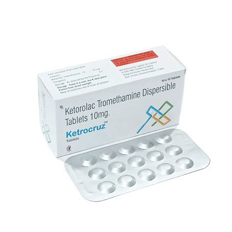 Ketorolac Tromethamine 10 Mg Tablets At Rs 950box Toradol In