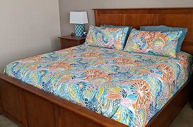 Amazon GrandLinen 3 Piece Fine Printed Oversize 115 X 95