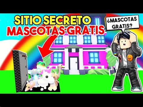 Encuentro Un Lugar Secreto Que Tiene Mascotas Gratis En Adopt Me De