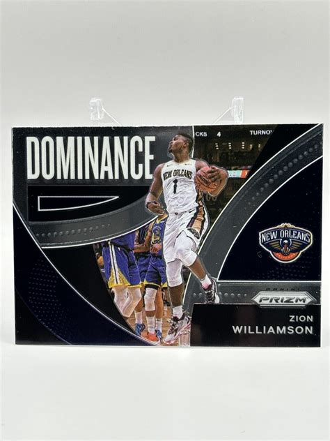 Panini Prizm Zion Williamson Dominance Insert Pelicans Nm