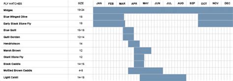 Fly Hatch Charts