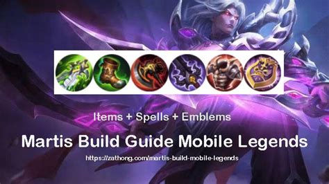 Best Martis Build 2024 Items Emblems Strategy Mobile Legends