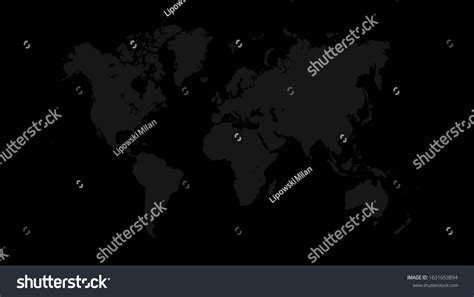 World Map Outline Illustration Image Stock Illustration 1631653894 Shutterstock