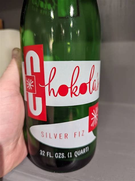 1960's Chokola's Silver Fizz Soda Pop Bottle Chokola - Etsy