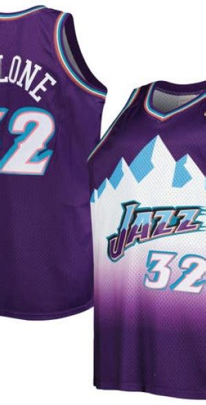 Mitchell Ness Men S Karl Malone Purple Utah Jazz Big Tall