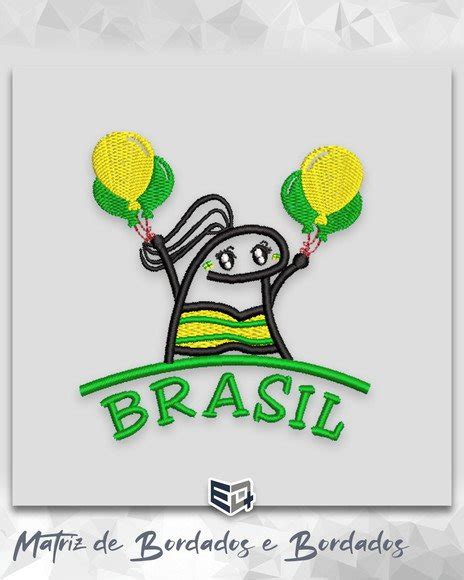 Matriz De Bordado Benta Flork Cake Brasil Hexa Copa Do Mundo