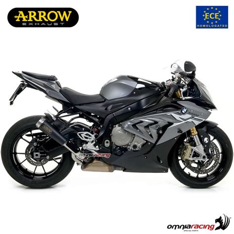 Arrow Exhaust Pro Race Slip On Steel Dark Approved For Bmw S Rr