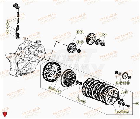 BETA Motard STANDARD RR 2T 50 2023 pièces BETA neuves d origine