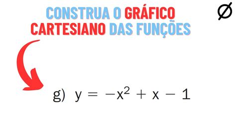 281 G Construa O Gráfico Cartesiano Das Funções Definidas Em R Youtube