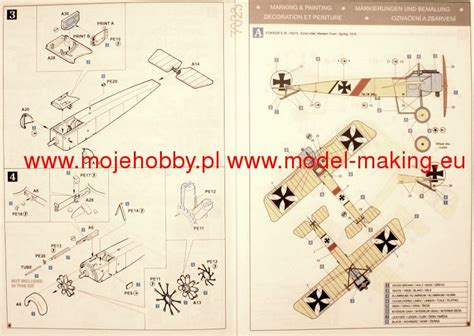 Fokker E Iii Profipack Model Do Sklejania Eduard