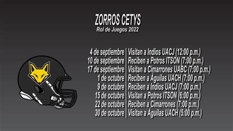 Se Acercan Zorros Del Cetys Al Regreso Total En F Tbol Americano