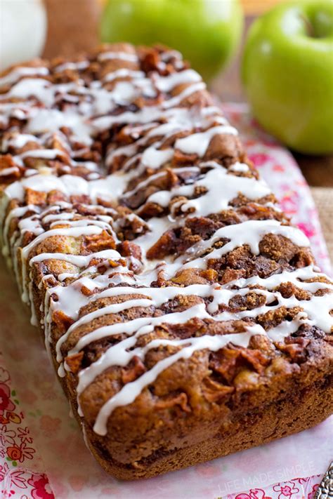 Glazed Apple Fritter Bread Life Made Simple