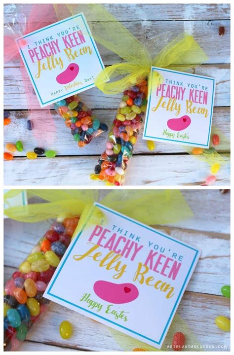 I Think You Re Peachy Keen Easter Printable A Girl And A Glue Gun