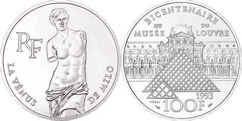 Frankreich Francs Monnaie De Paris M Nze V Nus De Milo