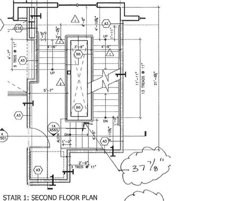 Staircase Architecture Plan Egress