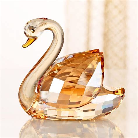 Crystal Swan Un par de figuras brillantes para el día de San Valentín