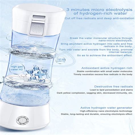 Water Cup Hydrogen Hydrogen Making Rich Water Cup Hydrogen Water