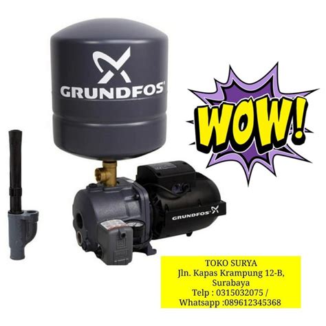 Mesin Pompa Air Sumur Dalam Jetpump Grundfos Jpd 4 47 Pt Jd Basic 3