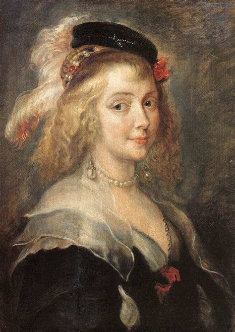 Rubens 1630 Portrait of Helena Fourment Musées Royaux des Beaux