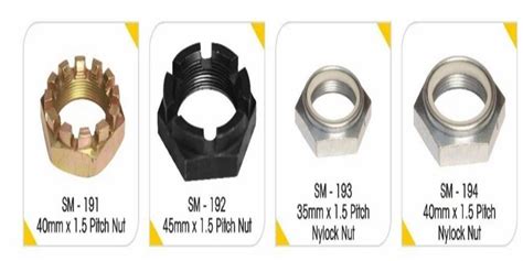 Broaching Hexagonal Castle Nuts Pitch Nut SS MS Carbon Steel Nominal